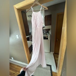 Azazie Blush Pink Bridesmaid Dress